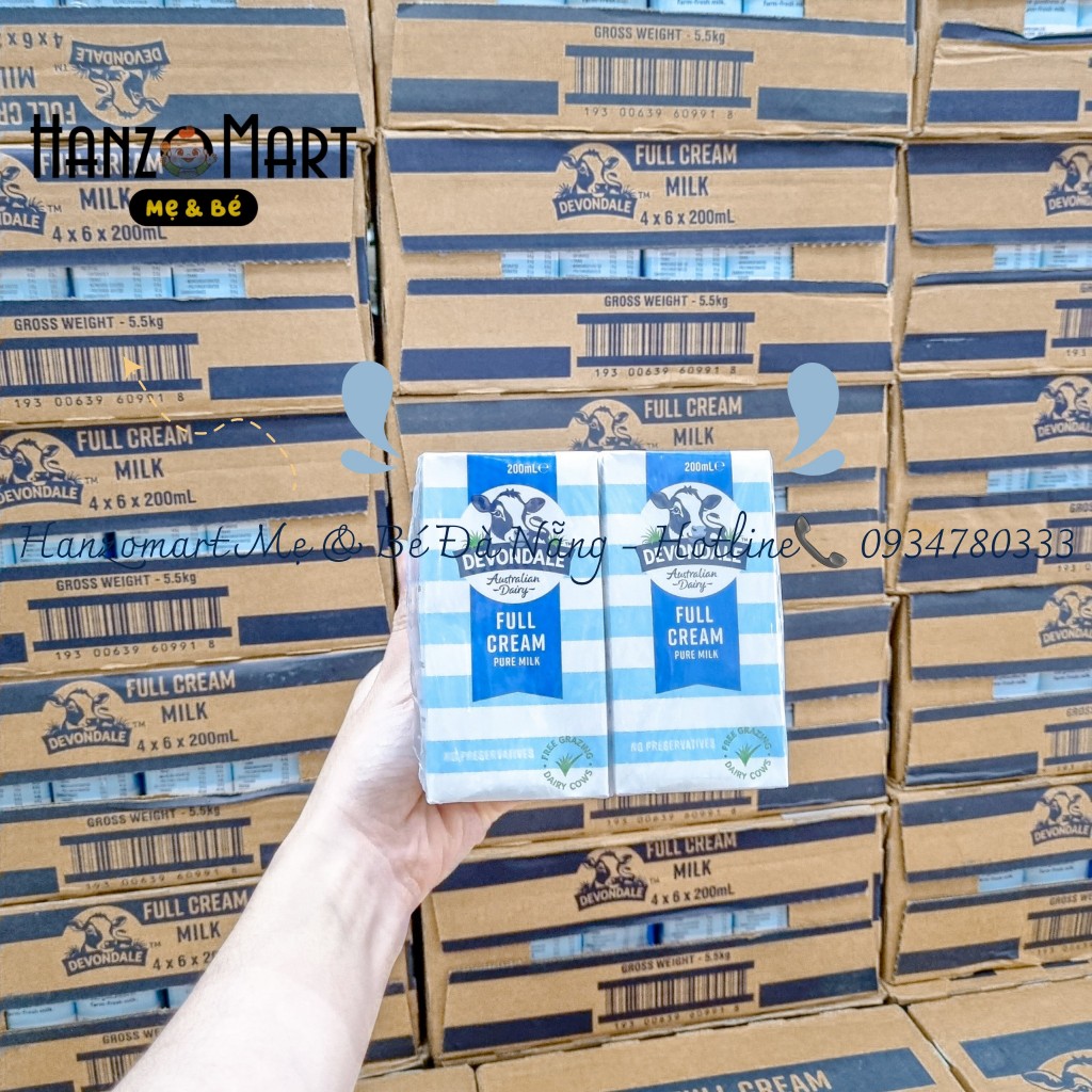 Sữa tươi Devondale full cream Úc