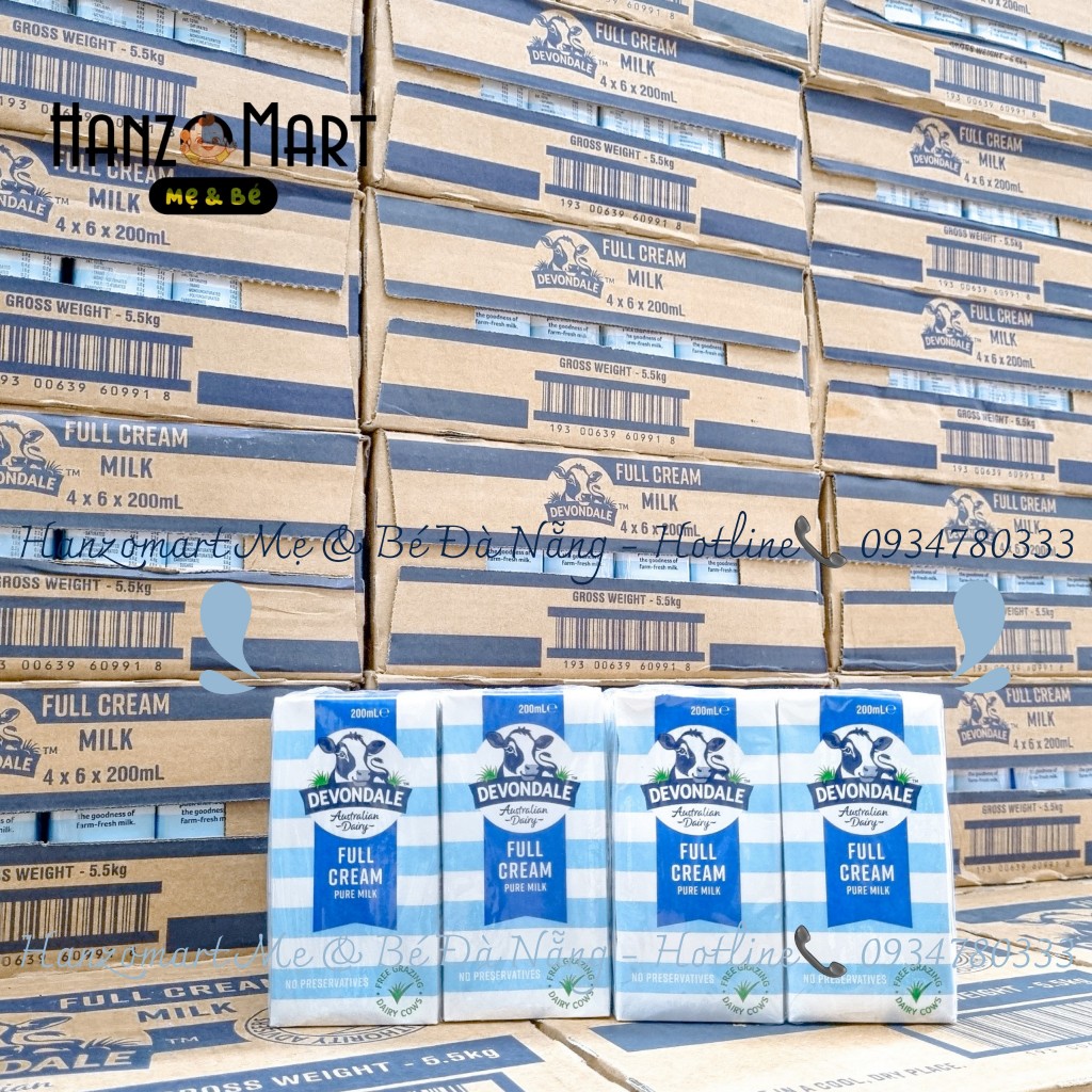 Sữa tươi Devondale full cream Úc