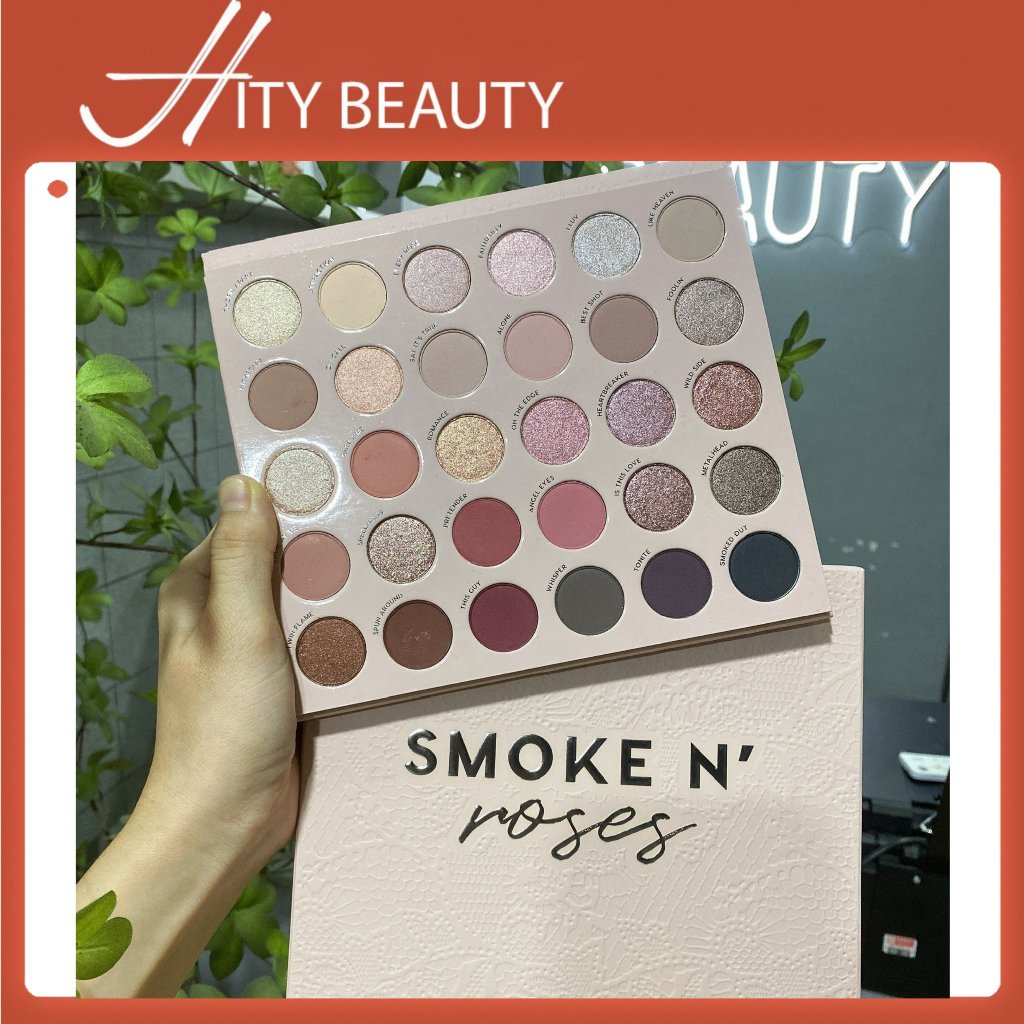 Bảng phấn mắt Colourpop Smoke N' Roses dành cho makeup chuyên nghiệp - Hity Beauty