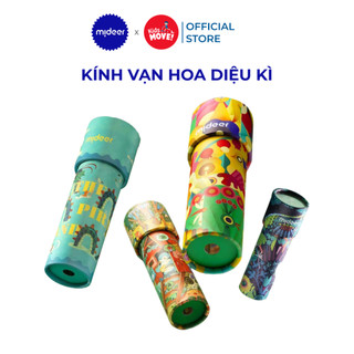 Kính vạn hoa Mideer Kaleidoscope cho bé từ 3 tuổi, thấu kính rõ nét, an toàn cho mắt, nhiều chủ đề