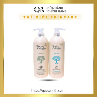 Dầu gội Xã Biotin Collagen Trắng xanh vàng Giúp Phục Hồi Chống Rụng tóc 500ml & 1000ml
