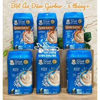 Bột ăn dặm Gerber vị yến mạch 227g