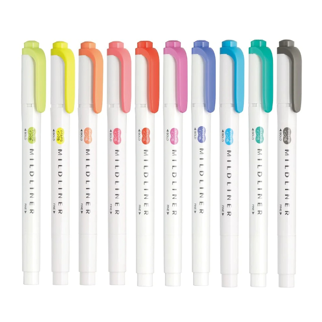 [ZEBRA] Bút Mildliner Brush Marker