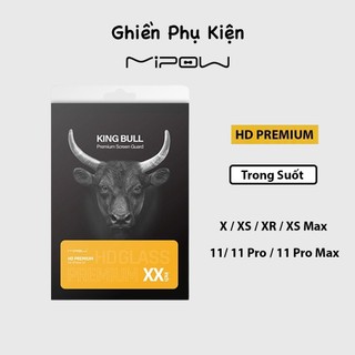 Kính cường lực mipow kingbull premium dành cho iphone 11/11pro/11promax