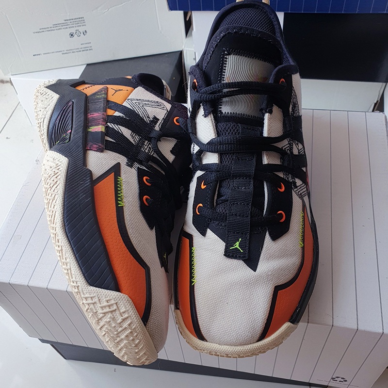 Giày Air Jordan One Take Black Orange, size 40.5, real 2hand