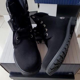 Giày Boot -Timberland black, size 41-42, real 2hand