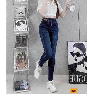 8 MẪU Quần Jean Lưng Cao Hàn Quốc bao đẹp y hình thời trang nhất 2024, chất lượng ( được đổi trả )