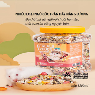 Ngũ cốc hạt các loại cho chuột hamster các loại hạt đầy đủ chất xơ hộp 1200ml