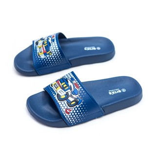 [FORM TO GIẢM 2 SIZE] DÉP LÊ QUAI NGANG BÉ TRAI BITA'S HOẠT HÌNH EBY.17 (ĐEN + ĐỎ + NAVY + XÁM) - BITAS