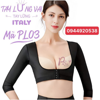 Gen nịt định hình bắp tay lưng vai italy ms pl03 - áo gen định hình bắp tay sau phẫu thuật hút mỡ, giảm mỡ trước sau tay
