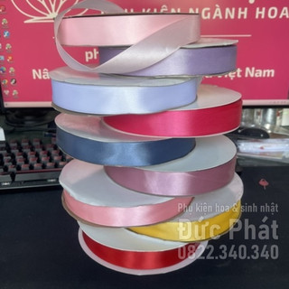 Cuộn duy băng lụa cối dài 100m,bản 2,5cm