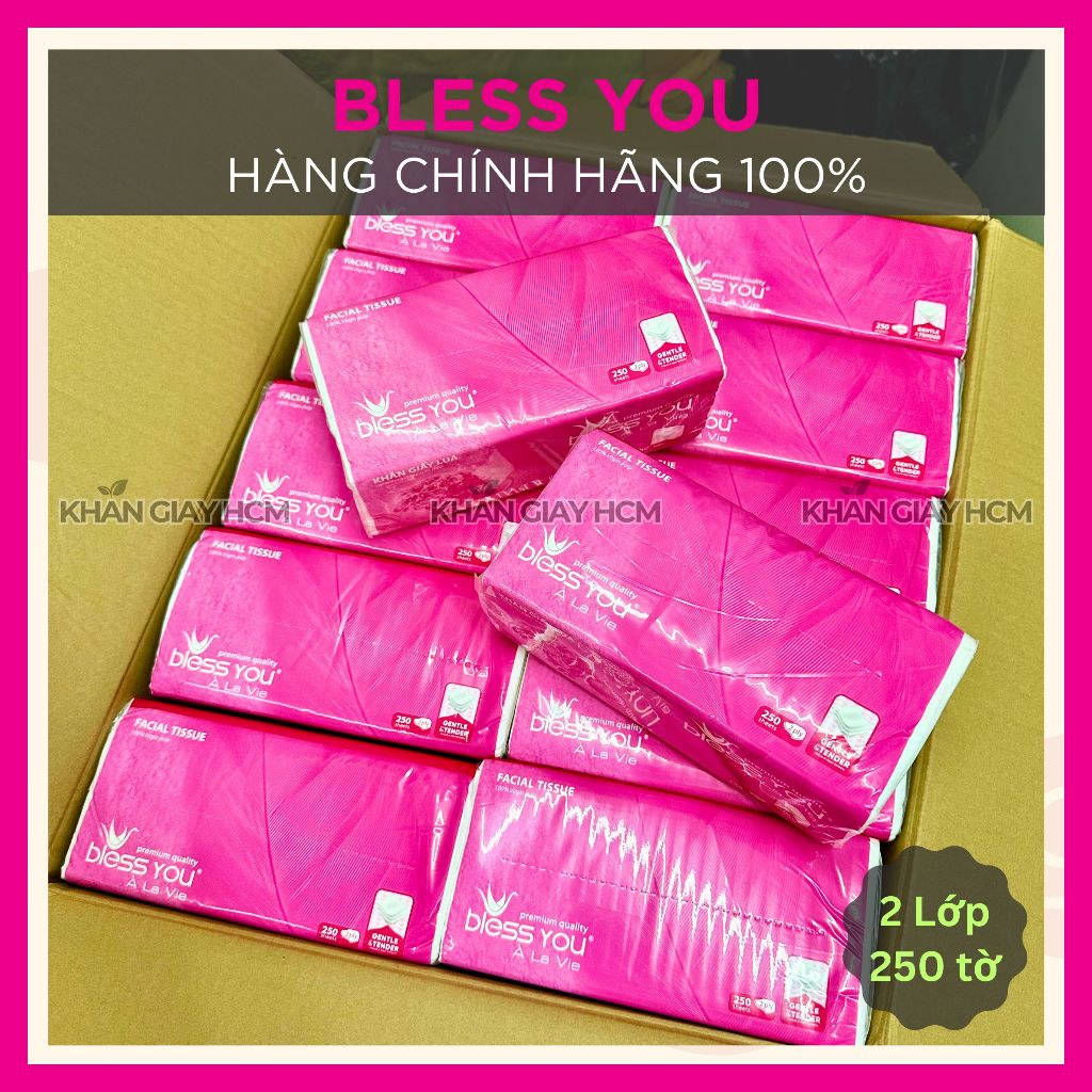 🔥  KHĂN GIẤY BLESS YOU  CHÍNH HÃNG | KHĂN GIẤY HCM 🔥