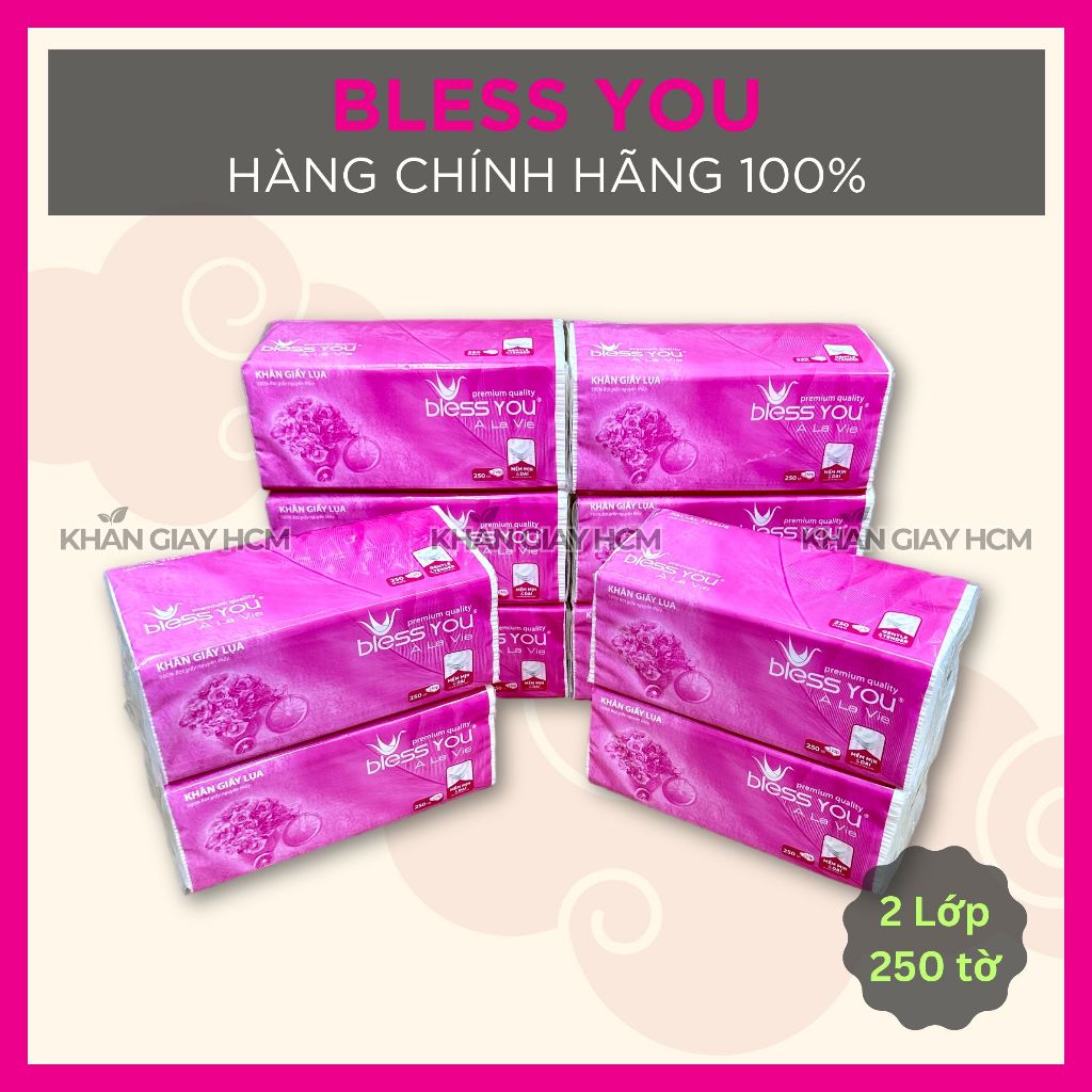 🔥  KHĂN GIẤY BLESS YOU  CHÍNH HÃNG | KHĂN GIẤY HCM 🔥