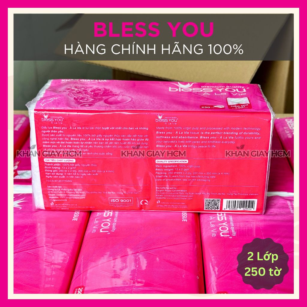 🔥  KHĂN GIẤY BLESS YOU  CHÍNH HÃNG | KHĂN GIẤY HCM 🔥