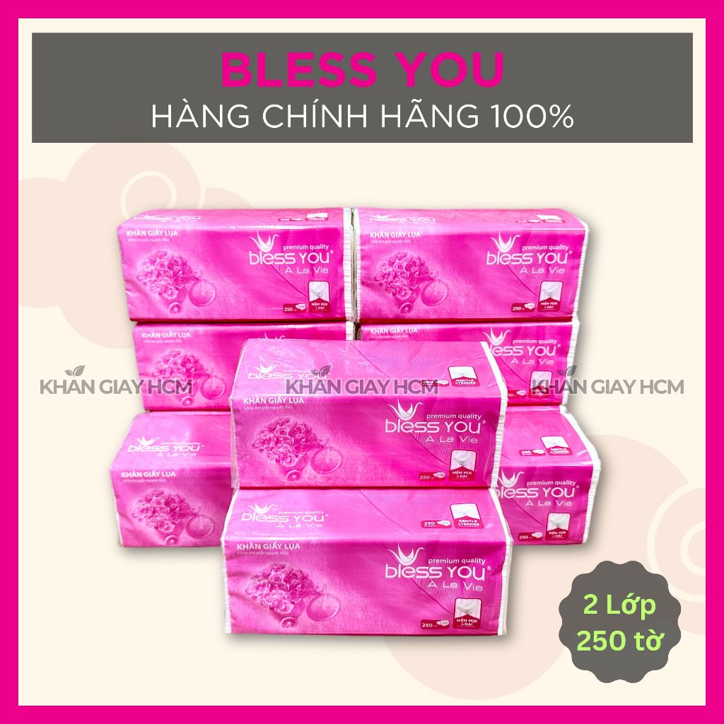 🔥  KHĂN GIẤY BLESS YOU  CHÍNH HÃNG | KHĂN GIẤY HCM 🔥