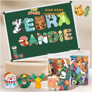 Bảng chữ cái nam châm giúp bé học và nhận biết chữ cái toystore FUDAER