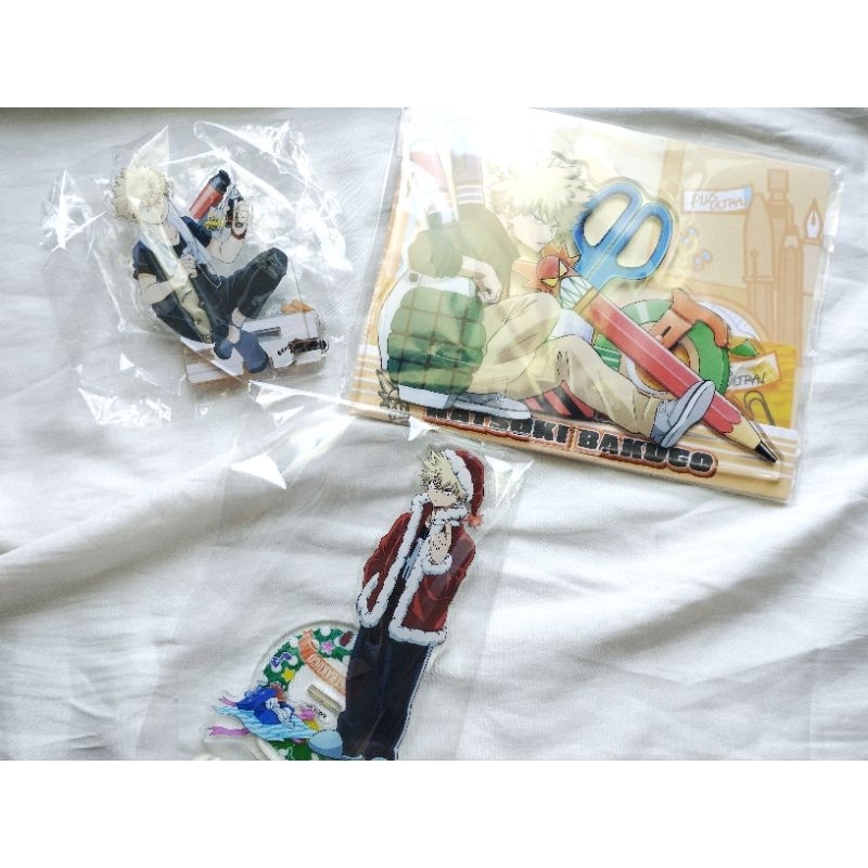 [CHÍNH HÃNG] Goods Bakugo My hero academia Học viện siêu anh hùng fuwa,mochi, standee,card