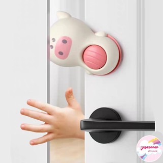 Miếng chặn cửa tránh kẹp tay cao cấp hình thú chất liệu silicon bảo vệ an toàn cho bé