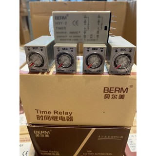 Rơ le thời gian 8 chân rẹt berm h3y-2, h3y