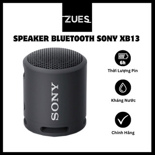 Loa bluetooth sony srs-xb13 âm bass mạnh mẽ chống nước ip67 chơi nhạc 16h - kết nối 2 loa - bảo hành 2 năm
