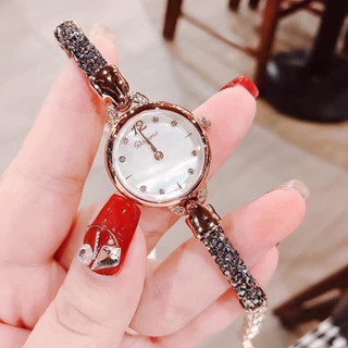 Đồng hồ nữ chính hãng davena 61539 mặt tròn siz 28mm chính hãng