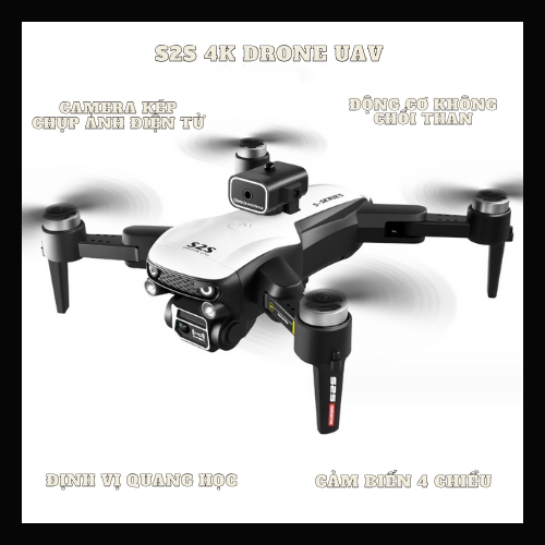 Flycam S2S Camera Kép Siêu Nét, Tránh Chướng Ngại Vật Thông Minh, Định Vị Luồng Quang Học Giữ Vị Trí Tốt | BigBuy360 - bigbuy360.vn