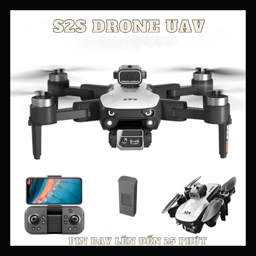 Flycam S2S Camera Kép Siêu Nét, Tránh Chướng Ngại Vật Thông Minh, Định Vị Luồng Quang Học Giữ Vị Trí Tốt | BigBuy360 - bigbuy360.vn