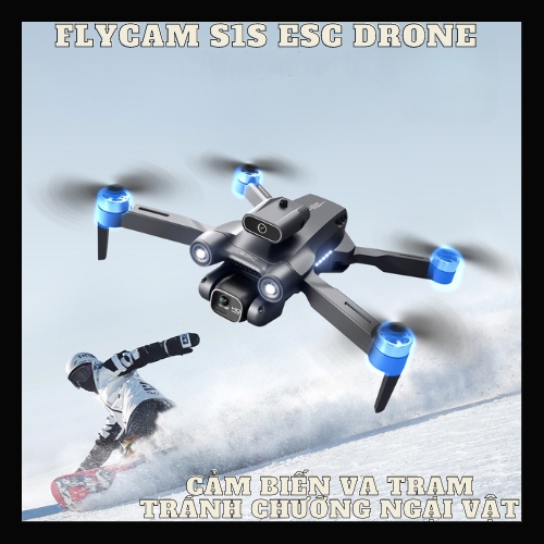 Flycam S1S Camera Kép 4K - Động Cơ Không Chổi Than Bay Ổn định, Cảm Biến Thông Minh Giúp Tránh Va Trạm | BigBuy360 - bigbuy360.vn