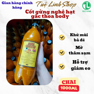 1 lit cốt gừng nghệ hạt gấc hạ thổ handmade