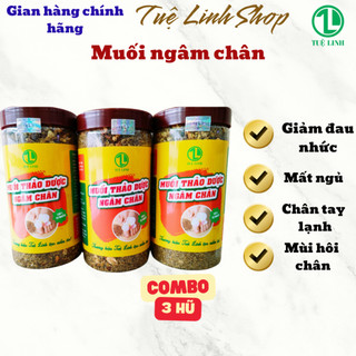 3kg muối thảo dược ngâm chân Tuệ Linh (3 hũ lớn)