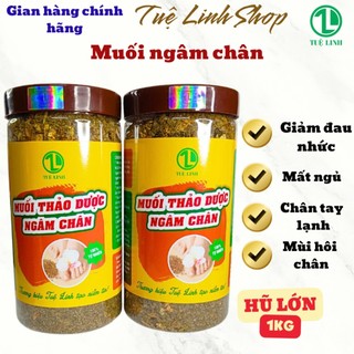 Muối thảo dược ngâm chân Tuệ Linh hũ lớn 1kg