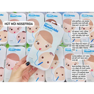 Ống hút mũi cho bé hãng Nose Frida Thuỵ Điển