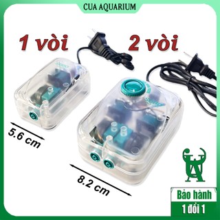  Máy sủi oxy SOBO 2 vòi AQ-013 1 vòi AQ-009 - Sục khí oxi bể cá  Bảo hành 1 đổi 1  
