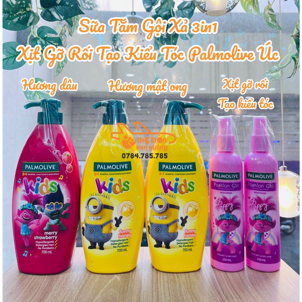 Sữa tắm, gội & xả Palmolive kid  - 700ml