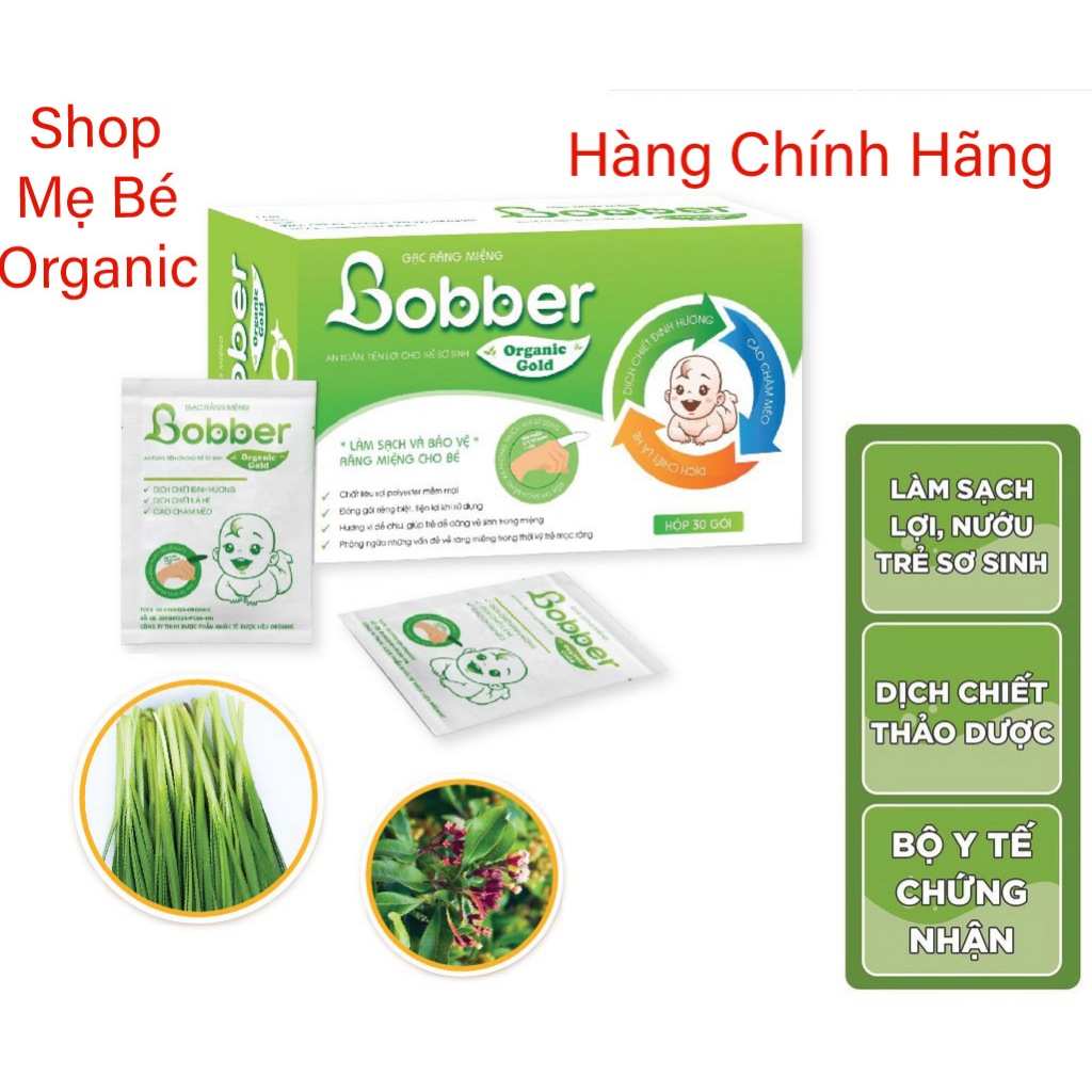 Gạc răng miệng Bobber Organic Gold