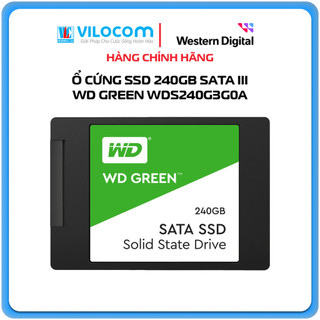 Ổ cứng SSD WD 240GB Green™ 2.5, SATA, 240 GB_WDS240G3G0A - Hàng Chính Hãng