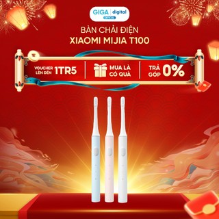Bàn Chải Điện Xiaomi Mijia T100 - Làm Trắng Răng, Lấy Sạch Mảng Bám Kèm Tính Năng Chống Nước IPX7