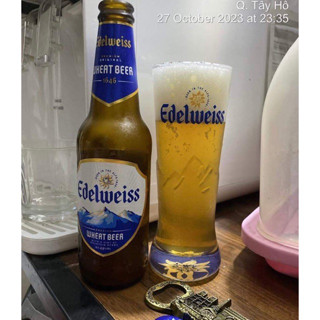 [Hoả tốc HN] Ly uống bia Edelweiss 250ml chính hãng