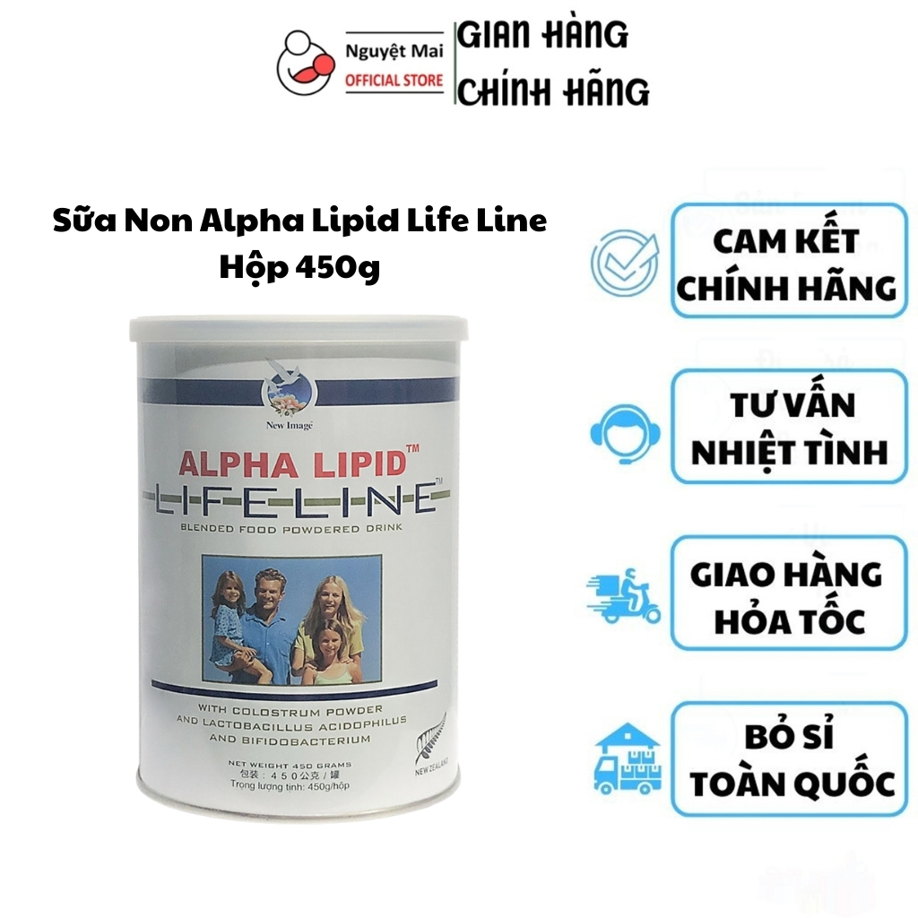 Sữa non Alpha Lipid life line New Zealand - 450g