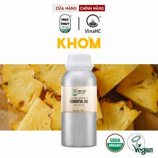 Tinh dầu Khóm nguyên chất hữu cơ MỘC THỦY dung tích 500ml/1L khử mùi làm thơm phòng thư giãn - Đạt chuẩn chất lượng