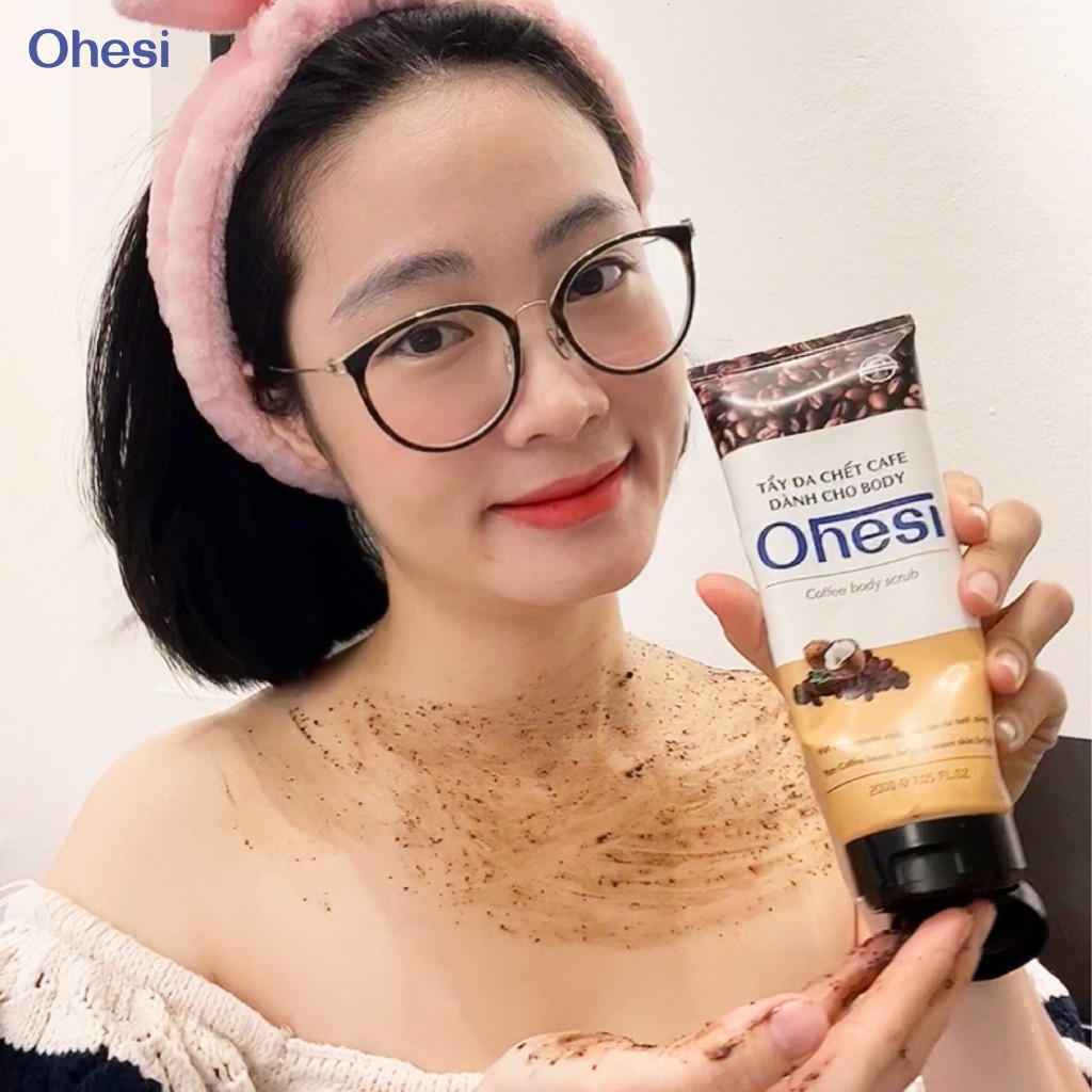 Tẩy tế bào chết Cafe dành cho body Ohesi Coffee Body Scrub 200g