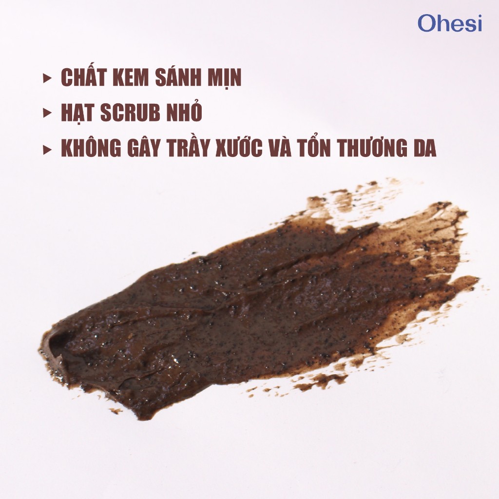 Tẩy tế bào chết Cafe dành cho body Ohesi Coffee Body Scrub 200g