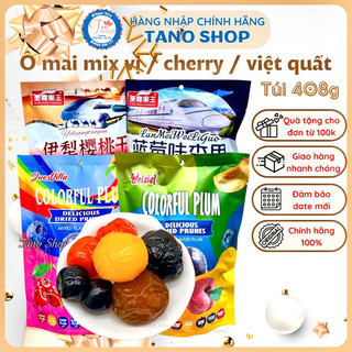 Ô mai mix vị, cherry, việt quất Đài Loan - 408g | Ăn vặt ngon rẻ Tano