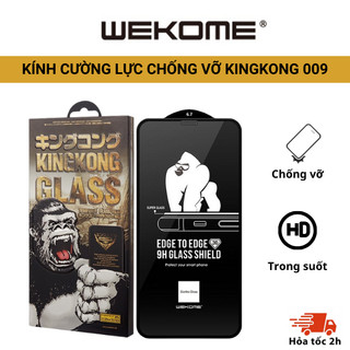  Kính cường lực KINGKONG WEKOME 009 hộp sắt bảo vệ tốt IPHone 6 7 8 X XS Max 11 12 Pro 13 13 14 15 plus promax