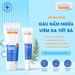 [COMBO] Dầu gội DIZIGONE FUGINEX 100ml & Kem DIZIGONE FUGINEX 25g: Chăm sóc da & da đầu viêm nấm, gàu ngứa
