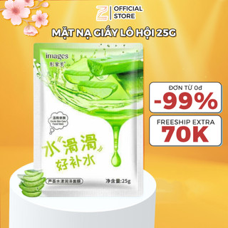Mặt Nạ Giấy Dưỡng Trắng Da Cấp Ẩm Sạch Mụn Images Chiết Xuất Lô Hội Mặt Nạ Nội Địa Trung Zentop