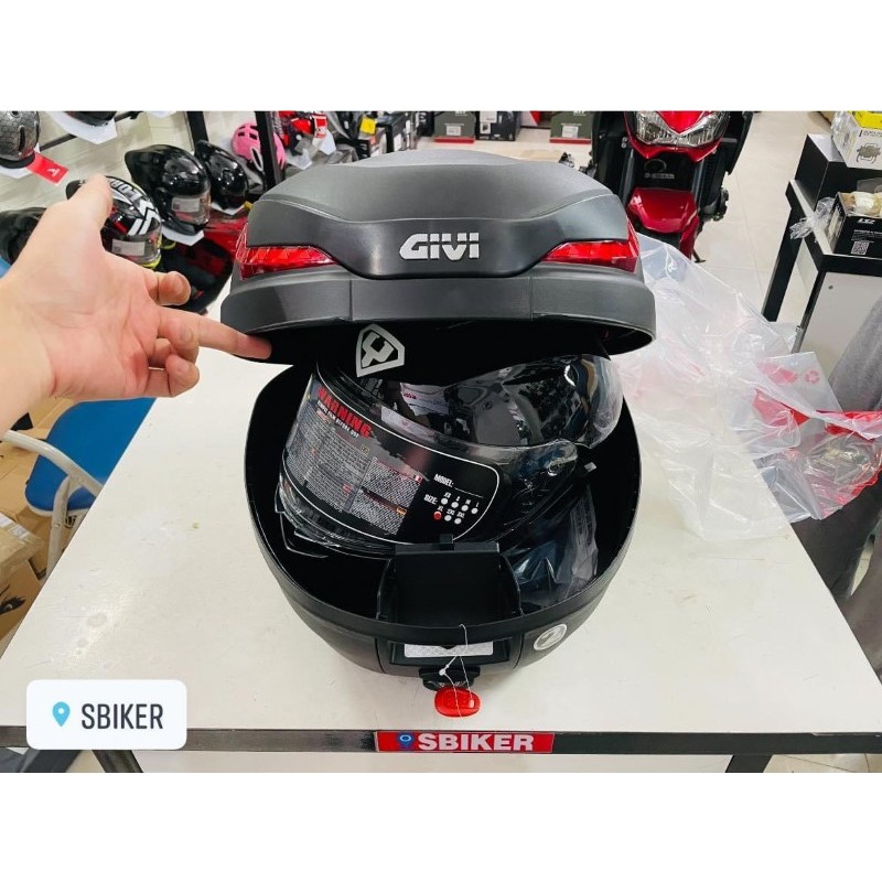 Thùng GIVI E26n E26Nx Chính Hãng 26lít - Tạng Kèm Đế + Móc Đeo Khóa