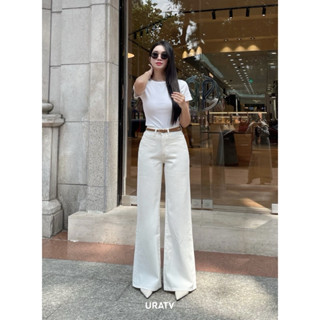 Quần jeans loe suông túi mổ trước URATV