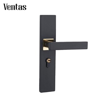 VENTAS Tay nắm khóa cửa phòng ngủ thông minh chính, im lặng một mảnh trong nhà nhôm gạt