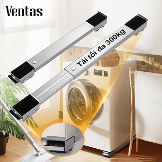  VENTAS Chân Đế Máy Giặt tủ lạnh 2PCS Set có thể thu vào dàng chuyển 